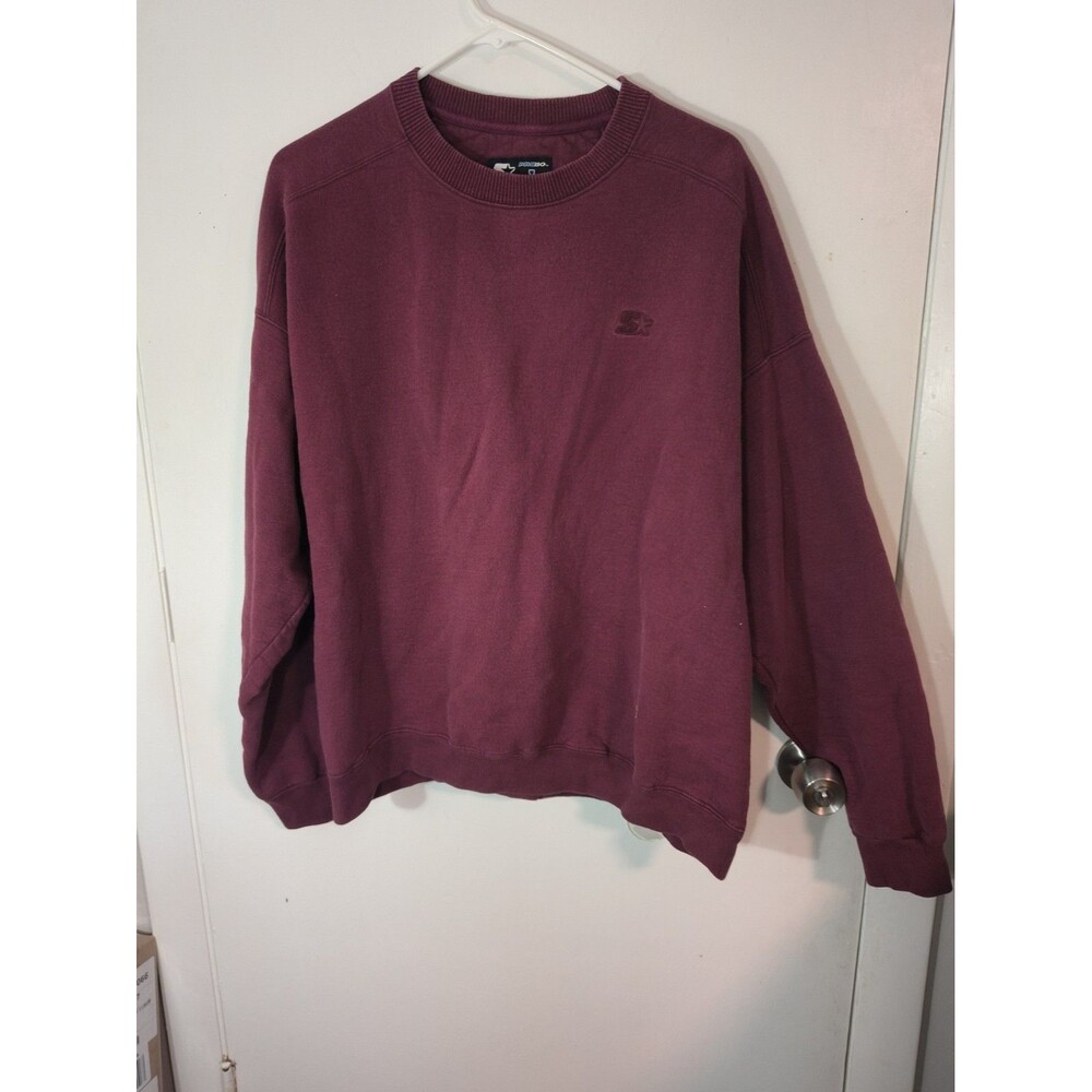 Vintage Starter from the 90’s Burgundy Pullover Sweatshirt Men's L